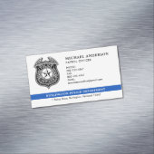 警察官部法執行ロゴ マグネット名刺 (インサイチュ)