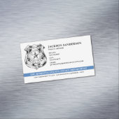 警察官部法執行ロゴ マグネット名刺 (インサイチュ)