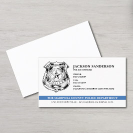 警察官部法執行ロゴ 名刺