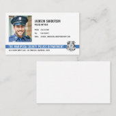 警察官部法執行写真 名刺 (正面/裏面)