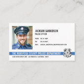 警察官部法執行写真 名刺 (正面)