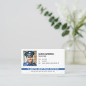 警察官部法執行写真 名刺 (スタンド正面)