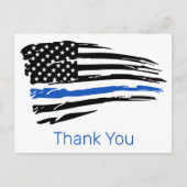 警察官青線法執行部感謝 ポストカード (正面)