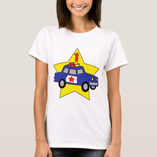 警察官1歳 Tシャツ (正面)
