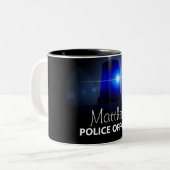 警察官 | オリジナル ツートーンマグカップ (正面左)