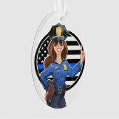 警察官 オーナメント (正面)