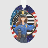 警察官 オーナメント (正面)