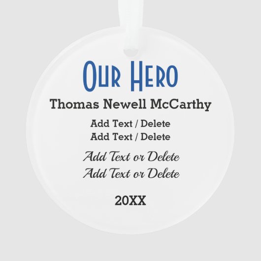 警察官 オーナメント (裏面)