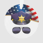 警察官 オーナメント (正面)