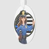 警察官 オーナメント (正面)