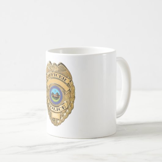 警察官 コーヒーマグカップ (正面右)