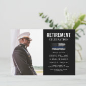 警察官、シン・ブルー・ライン・リタイアメント 招待状 (スタンド正面)