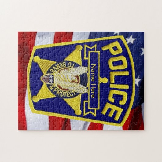 警察官 ジグソーパズル (横)