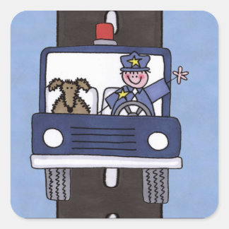 警察官 スクエアシール
