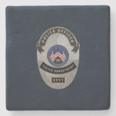 警察官 ストーンコースター (正面)