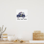 警察官 ポスター (キッチン)