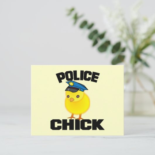 警察官 ポストカード (スタンド正面)