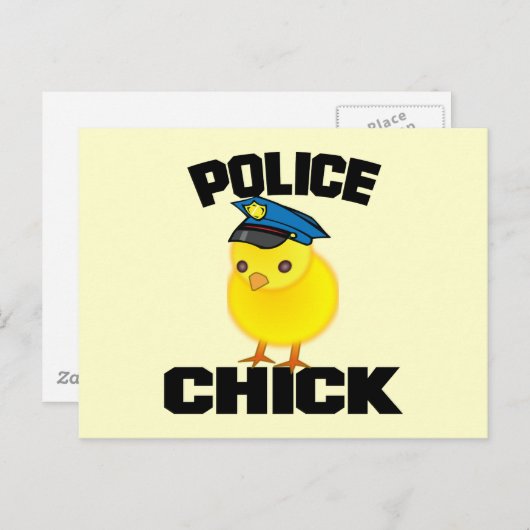 警察官 ポストカード (正面/裏面)