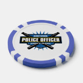 警察官 ポーカーチップ (シングル)