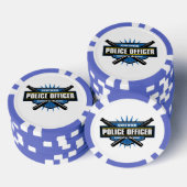 警察官 ポーカーチップ (積み重ね)