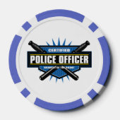 警察官 ポーカーチップ (裏面)