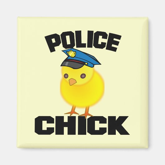 警察官 マグネット (正面)