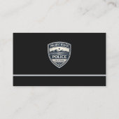警察官 法執行ロゴ 名刺 (裏面)