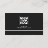 警察官 法執行QRコード 名刺 (裏面)