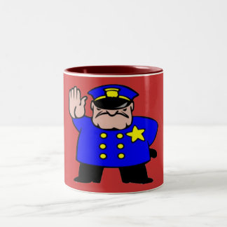 警察官 – 父の日 ツートーンマグカップ