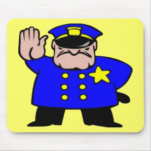 警察官 – 父の日 マウスパッド