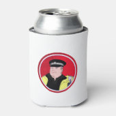 警察官 缶クーラー (缶正面)