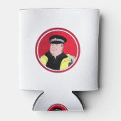 警察官 缶クーラー (正面)