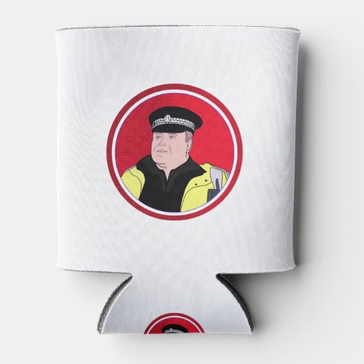 警察官 缶クーラー (正面)