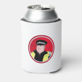 警察官 缶クーラー (缶裏面)