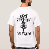 警察官、1Wheel重罪犯人 Tシャツ (裏面)