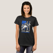 警察官 K9 ユニット ドイツ牧羊犬 警察官 Tシャツ (正面フル)