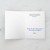 警察官K-9犬サポート友情カード カード (内部)