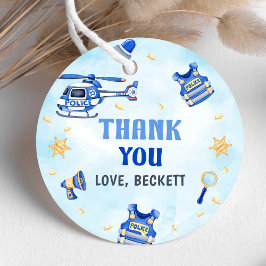 警察少年1歳の誕生日パーティー フェイバータグ