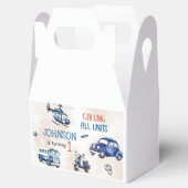 警察少年1歳の誕生日パーティー フェイバーボックス (オープン)