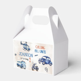 警察少年1歳の誕生日パーティー フェイバーボックス