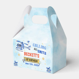 警察少年1歳の誕生日パーティー フェイバーボックス