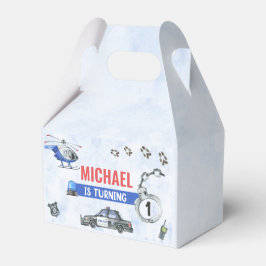 警察少年1歳の誕生日パーティー フェイバーボックス