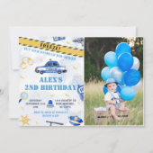 警察少年2nd誕生日パーティの招待状 招待状 (正面)