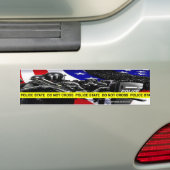 警察州バンパーステッカー バンパーステッカー (車上)