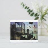 警察州超現実美術ファンタジー ポストカード (スタンド正面)