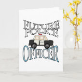 警察巡洋艦フューチャー警察官 カード (黄色い花)