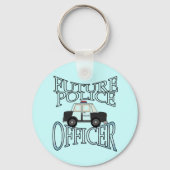 警察巡洋艦フューチャー警察官 キーホルダー (正面)