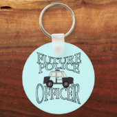 警察巡洋艦フューチャー警察官 キーホルダー (正面)