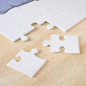 警察帽を被った警察官としてのカバ ジグソーパズル (側面)