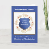 警察庁宗教恵み感謝祭 カード (正面)